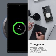 Калъф Spigen Rugged Aarmor за Samsung Galaxy S22 Ultra, Matte Black