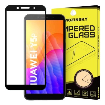 Стъклен Протектор Wozinsky Tempered Glass Full Glue за Huawei Y5p black