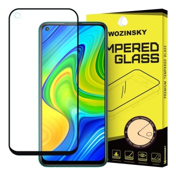 Стъклен Протектор Wozinsky Tempered Glass Full Glue за Xiaomi Redmi 10X 4G / Xiaomi Redmi Note 9 black