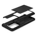 Spigen Slim Armor Cs хибриден кейс с най-висока степен на защита за Samsung Galaxy S20 Ultra, Black