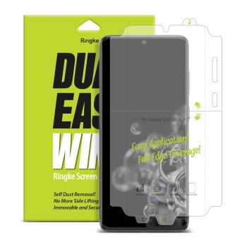Протектор Ringke Dual Easy Wing 2x за Samsung Galaxy S20 Ultra, Прозрачен