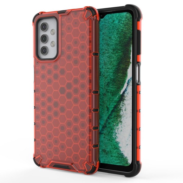 Калъф fixGuard Honeycomb Case armor cover with TPU Bumper for Samsung Galaxy A32 5G red