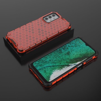 Калъф fixGuard Honeycomb Case armor cover with TPU Bumper for Samsung Galaxy A32 5G red