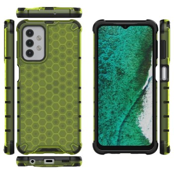 Калъф fixGuard Honeycomb Case armor cover with TPU Bumper for Samsung Galaxy A32 5G green