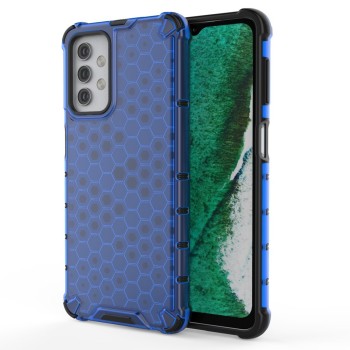Калъф fixGuard Honeycomb Case armor cover with TPU Bumper for Samsung Galaxy A32 5G blue