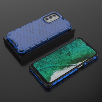 Калъф fixGuard Honeycomb Case armor cover with TPU Bumper for Samsung Galaxy A32 5G blue