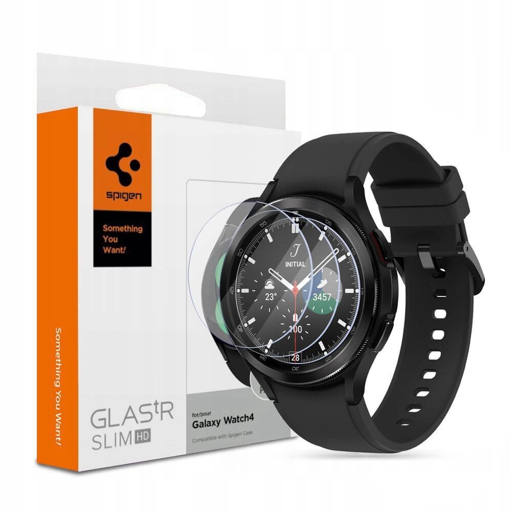 Стъклен протектор SPIGEN GLAS.TR SLIM 3-PACK за SAMSUNG GALAXY WATCH 4 CLASSIC, 42MM