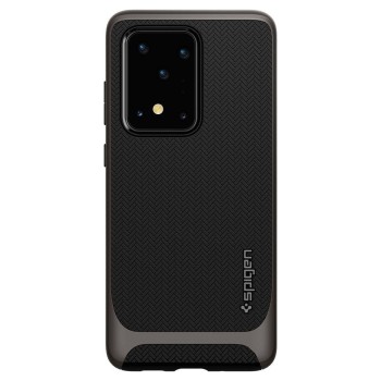 Spigen Neo Hybrid хибриден кейс с най-висока степен на защита за Samsung Galaxy S20 Ultra, Gunmetal