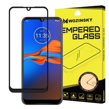 Стъклен Протектор Wozinsky Tempered Glass Full Glue за Motorola Moto E6 Plus transparent
