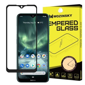 Стъклен Протектор Wozinsky Tempered Glass Full Glue за Nokia 7.2 / Nokia 6.2 black