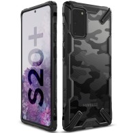 Удароустойчив хибриден кейс Ringke Fusion X за Samsung Galaxy S20+ Plus, Camo Black