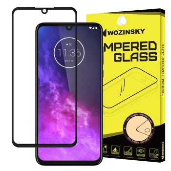 Стъклен Протектор Wozinsky Tempered Glass Full Glue за Motorola One Zoom black