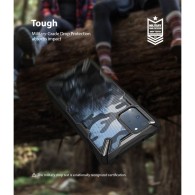 Удароустойчив хибриден кейс Ringke Fusion X за Samsung Galaxy S20+ Plus, Camo Black