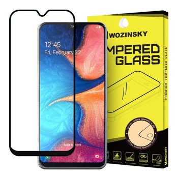 Стъклен Протектор Wozinsky Tempered Glass Full Glue за Samsung Galaxy A20e black