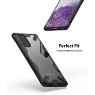 Удароустойчив хибриден кейс Ringke Fusion X за Samsung Galaxy S20+ Plus, Black