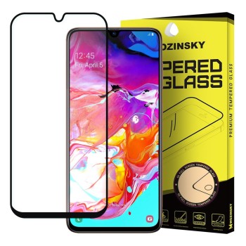 Стъклен Протектор Wozinsky Tempered Glass Full Glue за Samsung Galaxy A70 black
