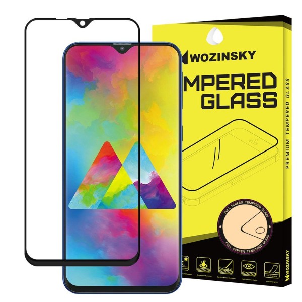 Стъклен Протектор Wozinsky Tempered Glass Full Glue за Samsung Galaxy M10 black