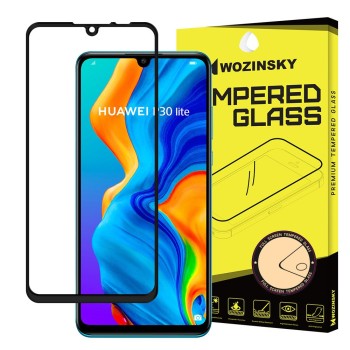 Стъклен Протектор Wozinsky Tempered Glass Full Glue за Huawei P30 Lite black