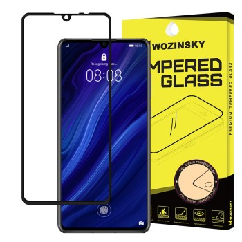 Стъклен Протектор Wozinsky Tempered Glass Full Glue за Huawei P30 black