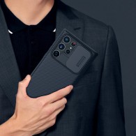 Калъф NILLKIN CAMSHIELD PRO за SAMSUNG GALAXY S22 ULTRA, Черен