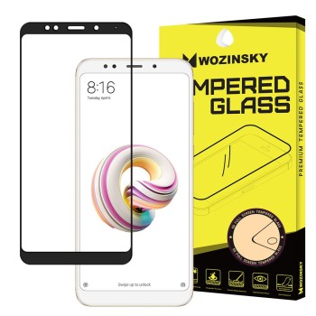 Стъклен Протектор Wozinsky Tempered Glass Full Glue за Xiaomi Redmi 5 Plus / Redmi Note 5 (single camera) black