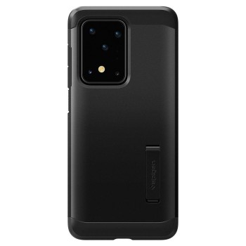 Spigen Tough Armor хибриден кейс с най-висока степен на защита Tech за Samsung Galaxy S20 Ultra, Black