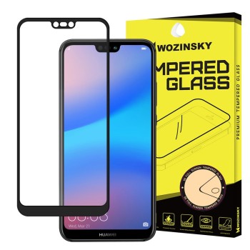 Стъклен Протектор Wozinsky Tempered Glass Full Glue за Huawei P20 Lite black
