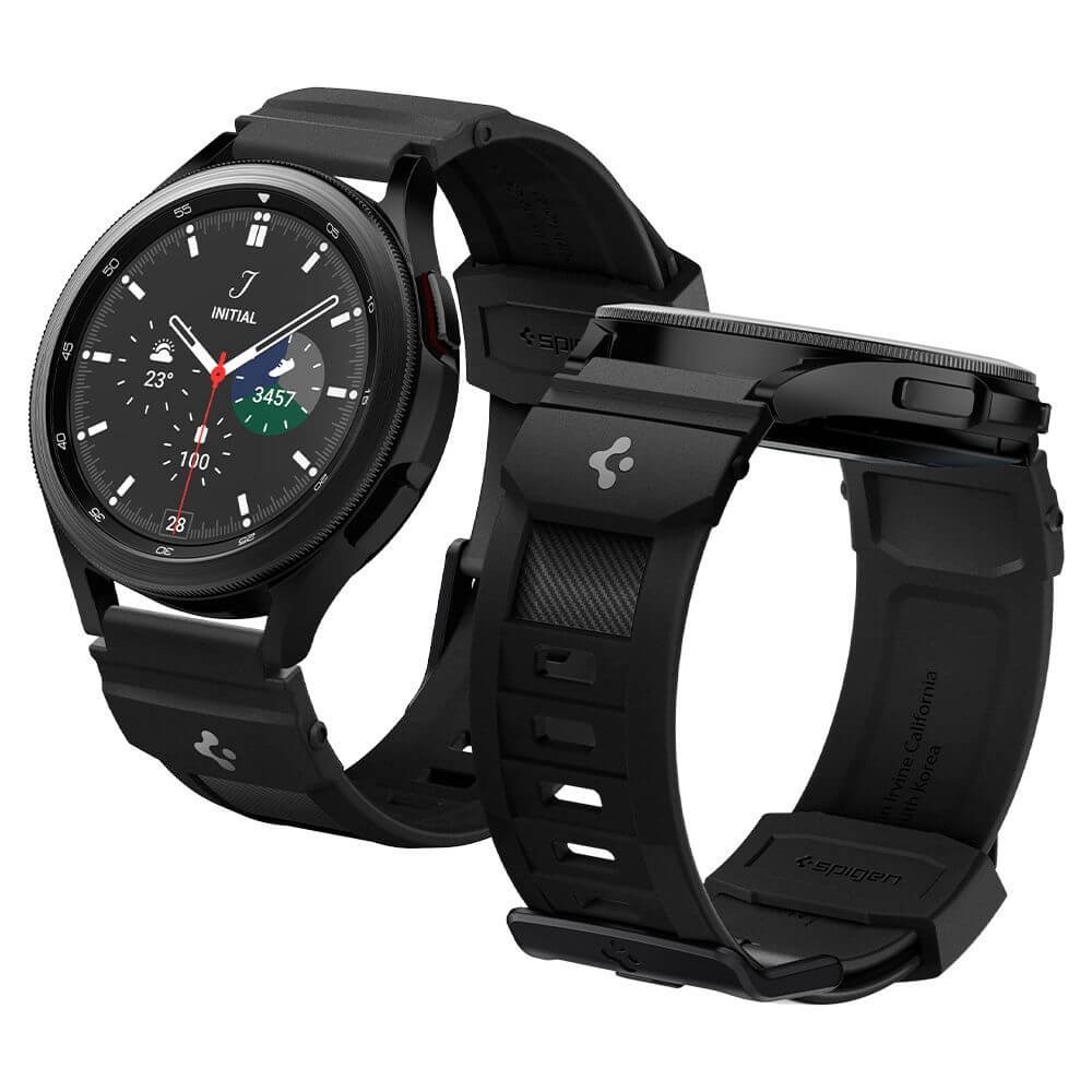 Каишка SPIGEN RUGGED BAND за SAMSUNG GALAXY 4 / 4 CLASSIC / ACTIVE 2 / HUAWEI WATCH GT 2, 42 MM, MATTE BLACK