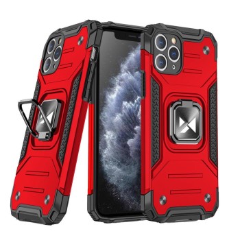 Калъф Wozinsky Ring Armor за Xiaomi Redmi Note 8 Pro red