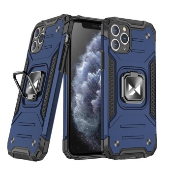 Калъф Wozinsky Ring Armor за Xiaomi Redmi Note 8 Pro blue