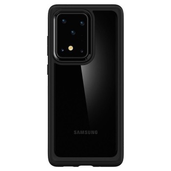 Spigen Ultra Hybrid хибриден кейс с най-висока степен на защита за Samsung Galaxy S20 Ultra, Matte Black