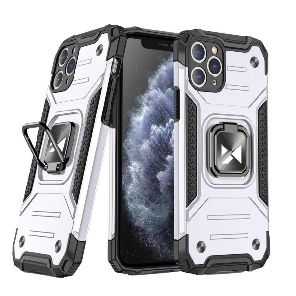 Калъф Wozinsky Ring Armor за Xiaomi Redmi 9 silver