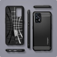 Калъф SPIGEN RUGGED ARMOR за REALME GT 5G, MATTE BLACK