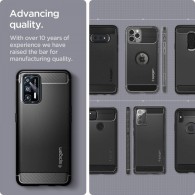 Калъф SPIGEN RUGGED ARMOR за REALME GT 5G, MATTE BLACK