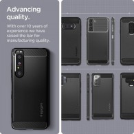 Калъф SPIGEN RUGGED ARMOR за SONY XPERIA 1 III, MATTE BLACK