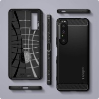 Калъф SPIGEN RUGGED ARMOR за SONY XPERIA 1 III, MATTE BLACK