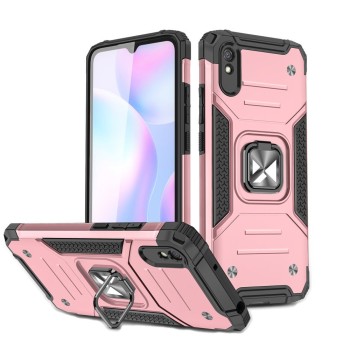 Калъф Wozinsky Ring Armor за Xiaomi Redmi 9A pink