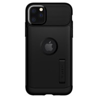 Spigen Slim Armor хибриден кейс с най-висока степен на защита за iPhone 11 Pro Max, Black