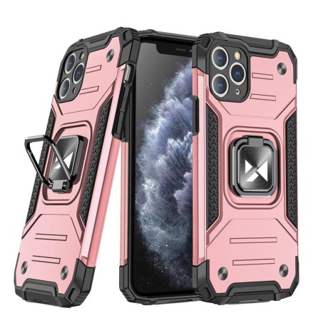 Калъф Wozinsky Ring Armor за Xiaomi Redmi Note 9 Pro / Redmi Note 9S pink