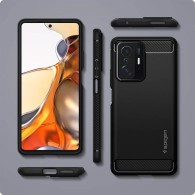 Калъф SPIGEN RUGGED ARMOR за XIAOMI 11T 5G/ 11T PRO 5G, MATTE BLACK
