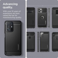 Калъф SPIGEN RUGGED ARMOR за XIAOMI 11T 5G/ 11T PRO 5G, MATTE BLACK
