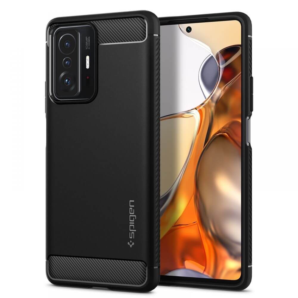 Калъф SPIGEN RUGGED ARMOR за XIAOMI 11T 5G/ 11T PRO 5G, MATTE BLACK