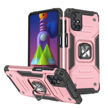 Калъф Wozinsky Ring Armor за Samsung Galaxy M51 pink