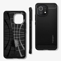 Калъф SPIGEN RUGGED ARMOR за XIAOMI MI 11, MATTE BLACK