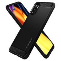Калъф SPIGEN RUGGED ARMOR за XIAOMI POCO M3 PRO 5G / REDMI NOTE 10 5G, MATTE BLACK