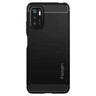 Калъф SPIGEN RUGGED ARMOR за XIAOMI POCO M3 PRO 5G / REDMI NOTE 10 5G, MATTE BLACK