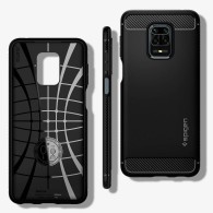 Калъф SPIGEN RUGGED ARMOR за XIAOMI REDMI NOTE 9S/9 PRO/9 PRO MAX, MATTE BLACK