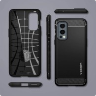 Калъф SPIGEN RUGGED ARMOR за ONEPLUS NORD 2 5G, MATTE BLACK