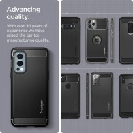 Калъф SPIGEN RUGGED ARMOR за ONEPLUS NORD 2 5G, MATTE BLACK