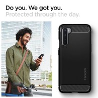 Калъф SPIGEN RUGGED ARMOR за ONEPLUS NORD, MATTE BLACK